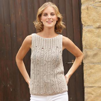 modele tricot gratuit femme en coton