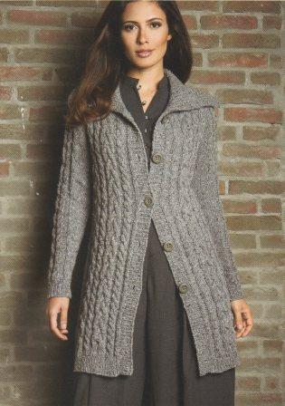 tricoter veste en laine femme