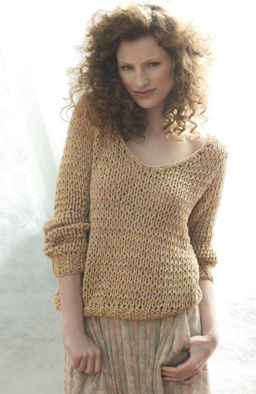 modele tricot pull coton femme