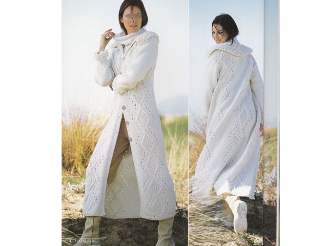 manteau en tricot pour femme