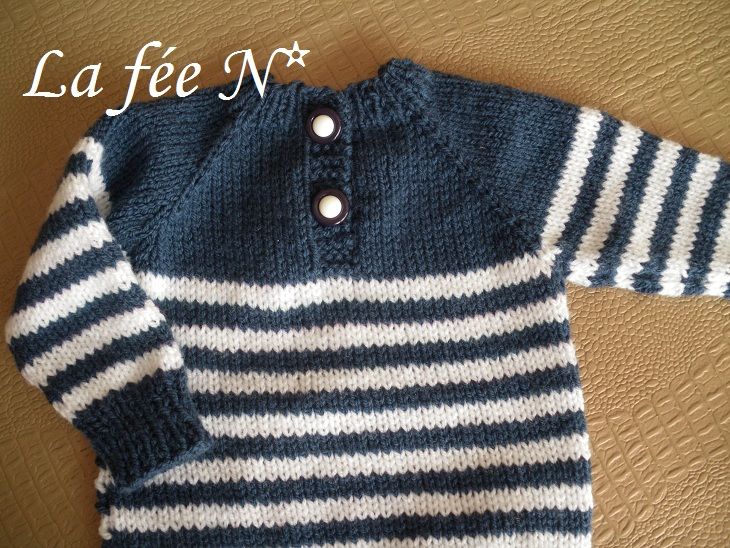 tricoter pull bebe