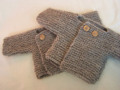 tricoter un gilet pour bebe facile