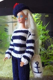 Tricot barbie modele gratuit - Laine et tricot